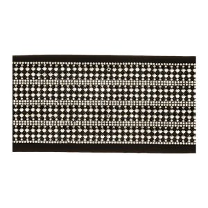 עטרת סברובסקי  שחורה קוביות שחורות