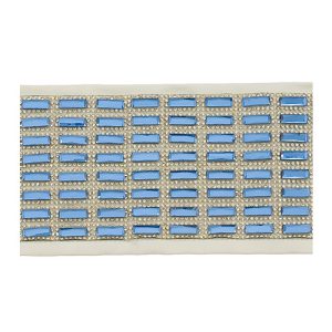 עטרת סברובסקי קוביות כחולות