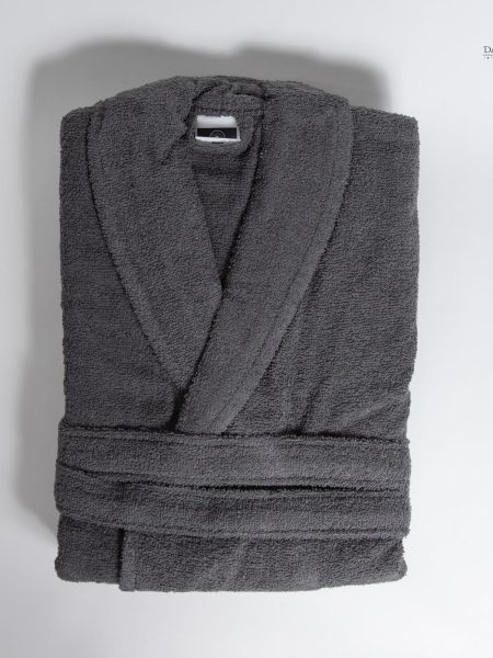 חלוק מגבת צבע אפור