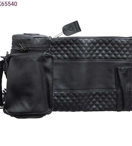 תפידנית טרמית דמוי עור דגם מעוינים צבע שחור