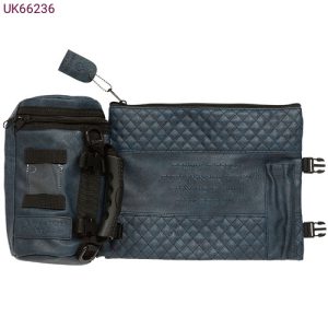 תפידנית טרמית דמוי עור דגם מעוינים "יברכך" צבע כחול