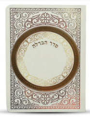 ברכון סדר הבדלה מסגרת עגולה זהב