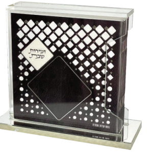 מארז פרספקס 6 יח' ספר קידוש כריכה רכה שחור