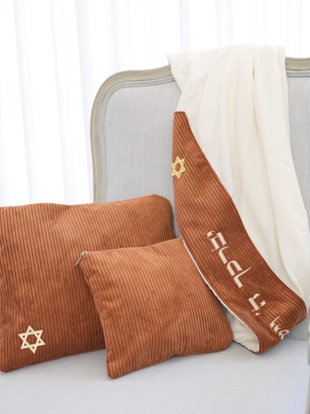 סט חתנים דניאל דגם קורדרוי דק צבע חמרה מגן דוד זהב