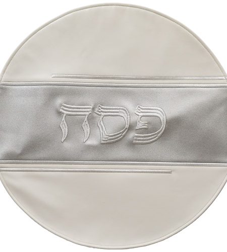 כיסוי סדר פסח דגם פס כסוף