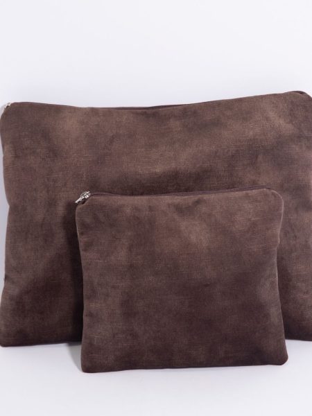 סט כיסויים דניאל דגם איטליה צבע חום שוקולד