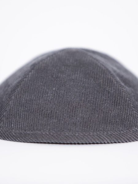 כיפת קורדרוי צבע אפור