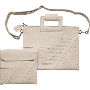 סט כיסויים עם ידיות דגם פס אלכסון יברכך צבע אבן מתכת כסף