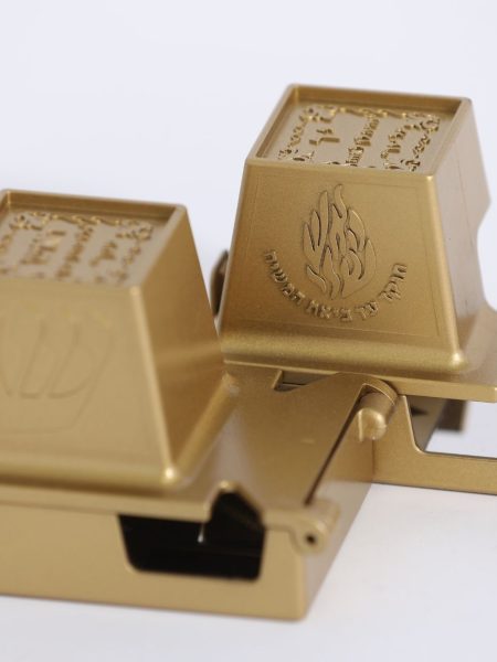 בית תפילין דגם האש שלי צבע זהב