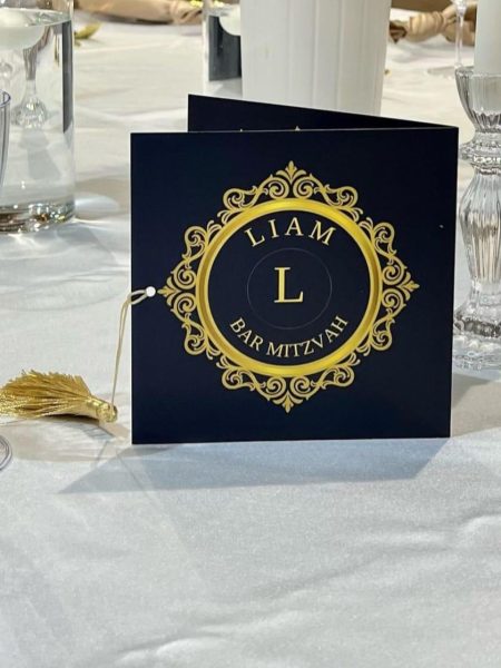 מזמור לתודה דגם מהודר צבע כחול זהב