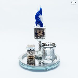 סט הבדלה דגם פלקטה עגול