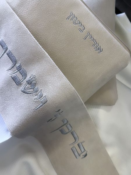 סט חתנים דניאל דגם אימפלה יברכך צבע אבן כסף