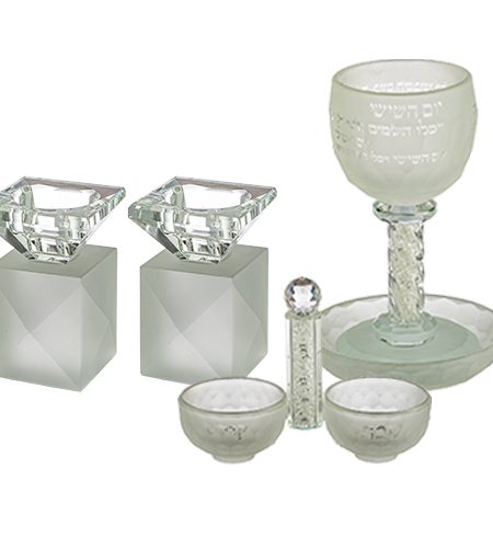 סט שבת דגם חלבי