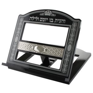 סטנדר עץ מהגוני דגם מתכת פנינה