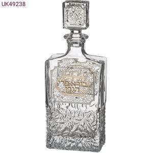 בקבוק ליין זכוכית דגם פלקטה