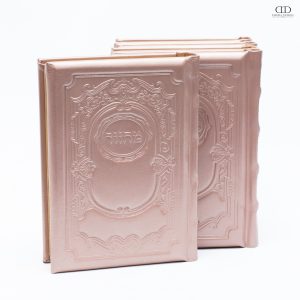 סט מחזורים עור אמיתי צבע ורוד