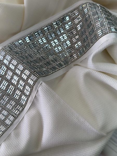 טלית Premium - דגם בית יוסף עטרה אבנים כסופות