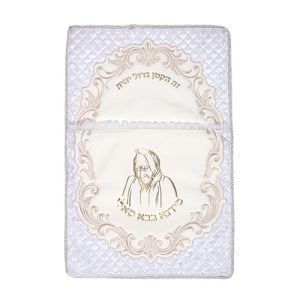 כרית לברית מהודרת קטיפה דגם בבא סאלי צבע זהב