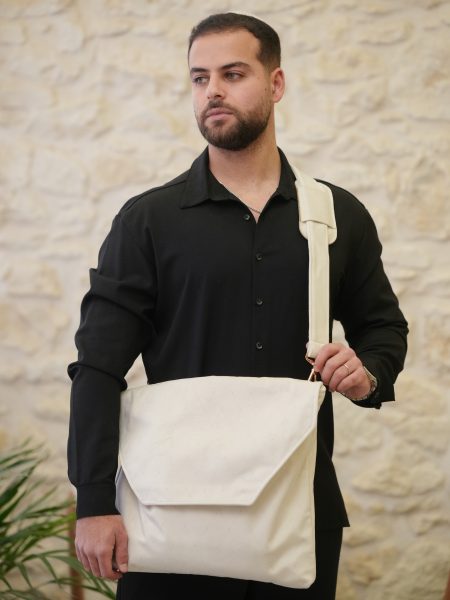 תיק Daniel דגם קלפה קטיפה צבע בז'