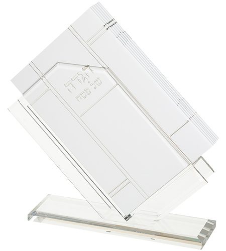 מעמד פרספקט להגדות אלכסוני צבע לבן כסף