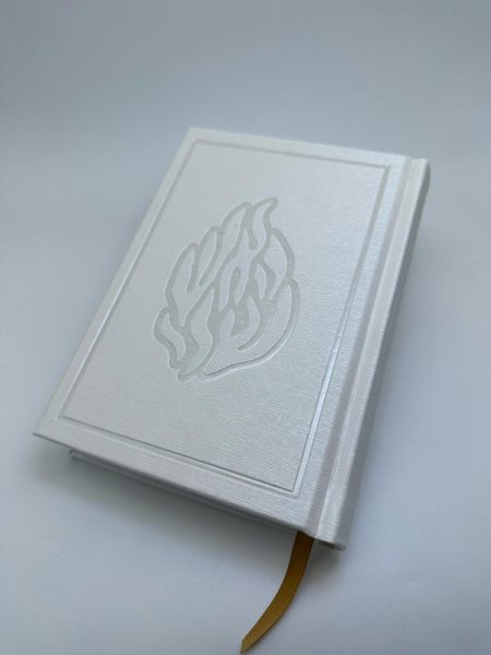 סידור דמוי עור דגם Daniel האש שלי צבע לבן