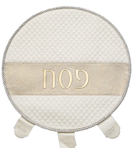 כיסוי סדר פסח דגם פס זהב