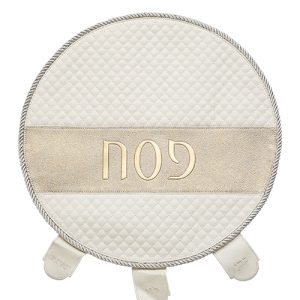 כיסוי סדר פסח דגם פס זהב