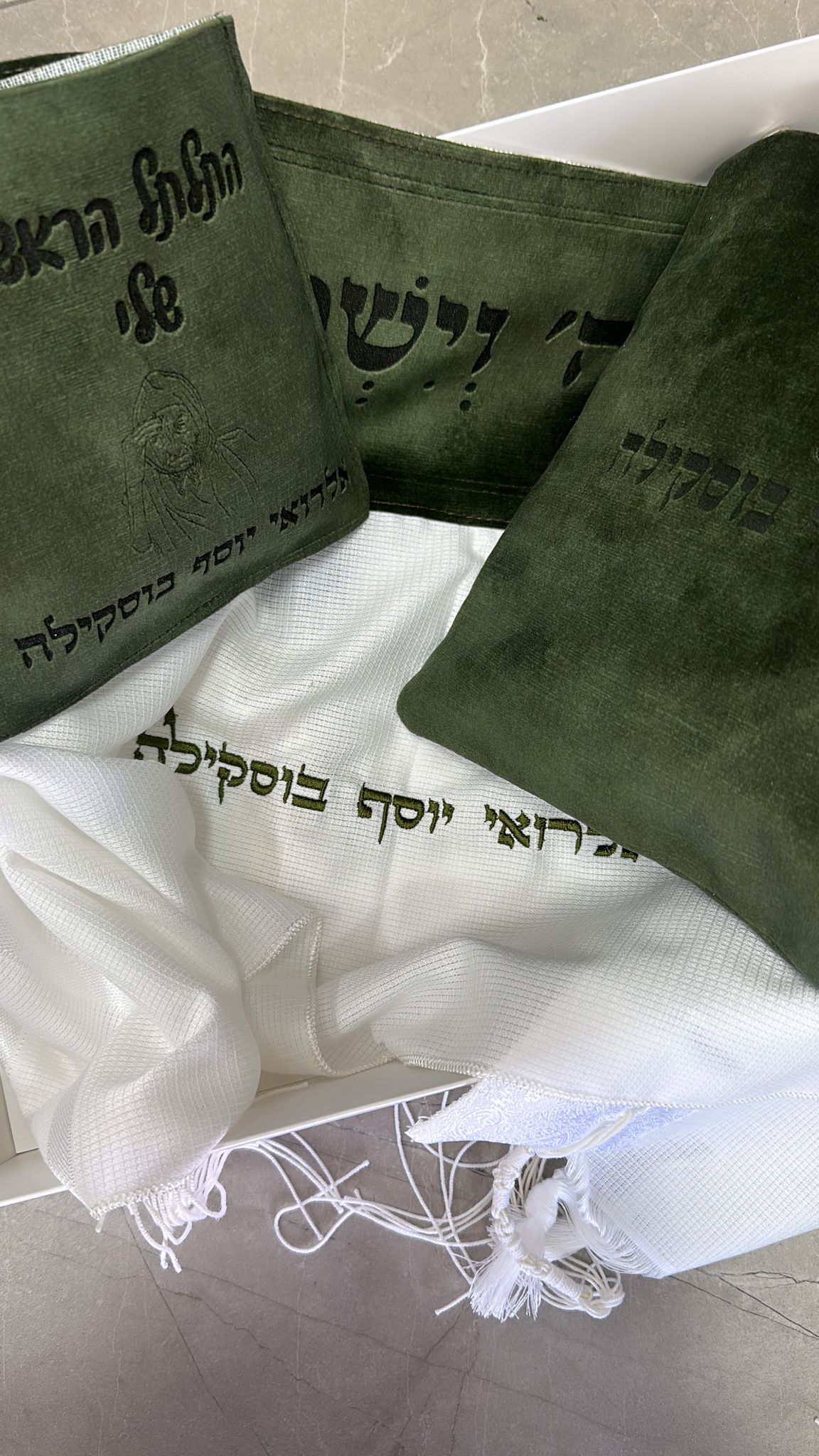 סט חלאקה פרימיום דגם איטליה בבא סאלי צבע ירוק