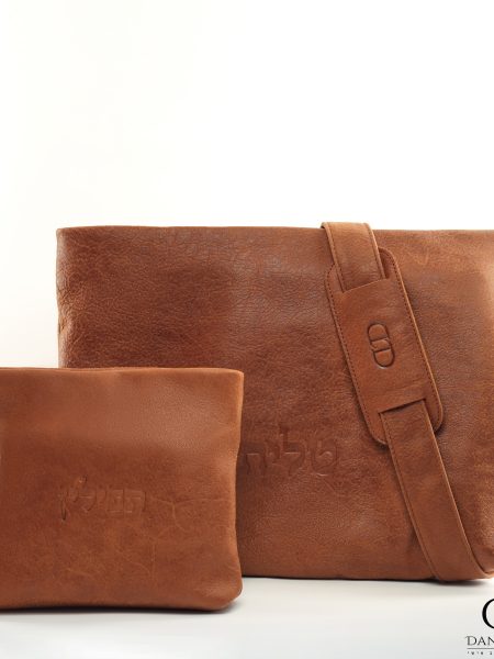 תיק Daniel עור אמיתי דגם עור צבע קאמל